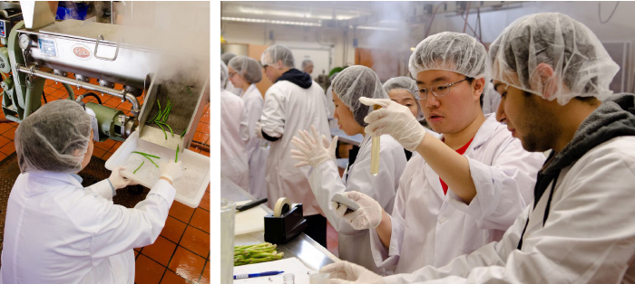 Andrew Chen and Ariela Badenas took first place at Pulse Canada’s 2015 Student Food Product Development Competition for their soy tempeh product (right)