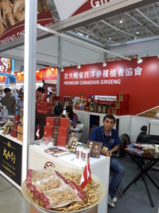 Canadian Ginseng booth